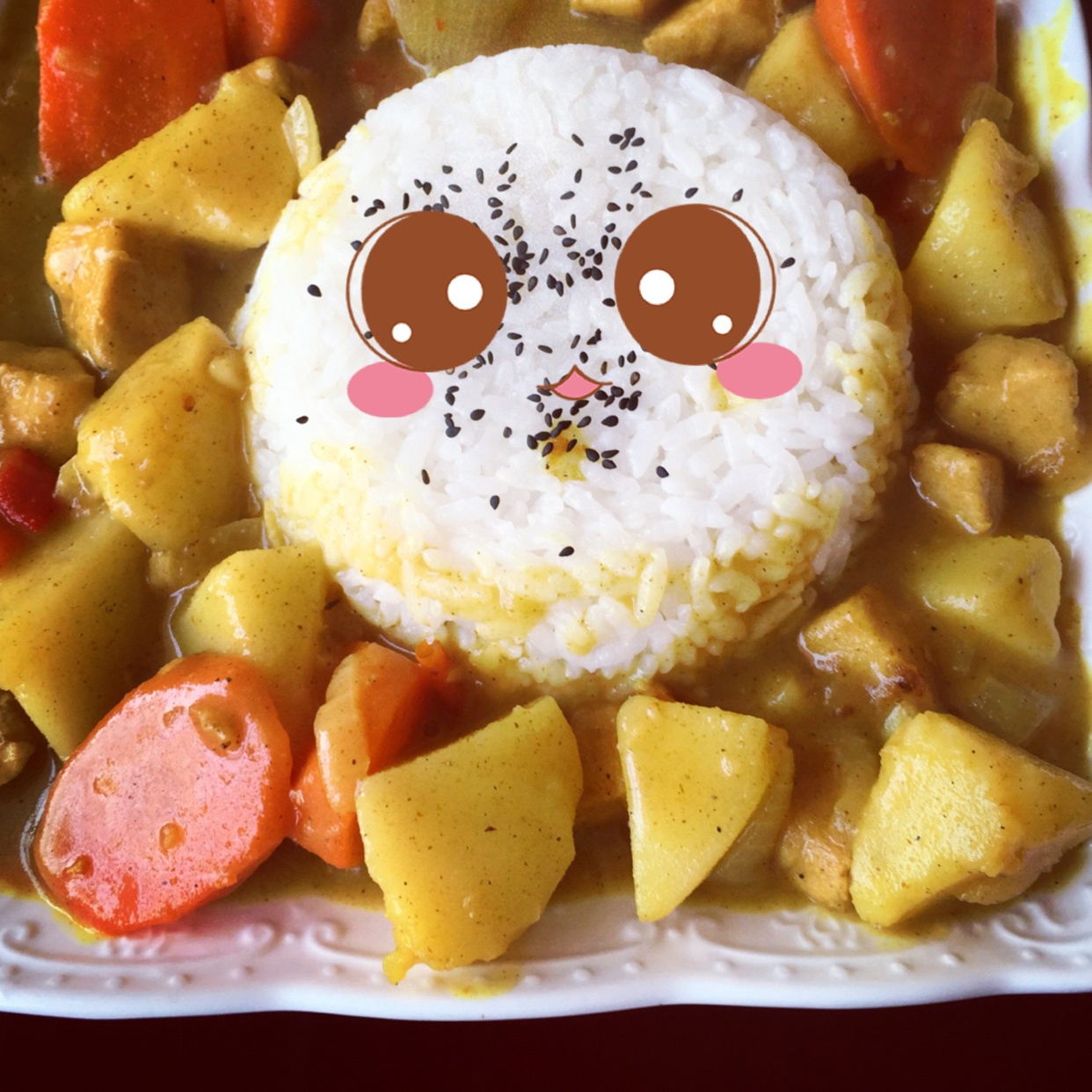 咖喱鸡肉饭