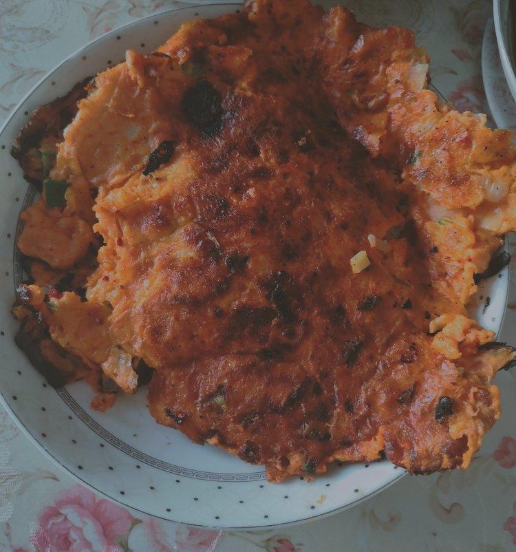 堂妈教你做泡菜饼