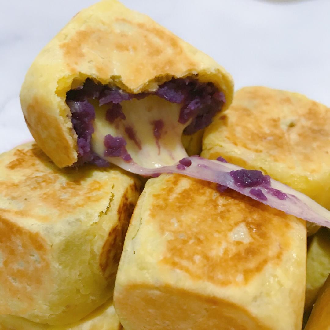 【爆浆紫薯仙豆糕】