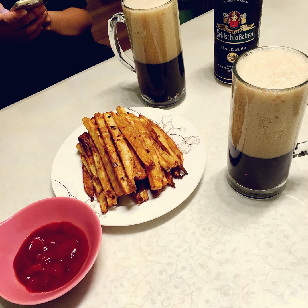 完胜土豆薯条的红薯薯条