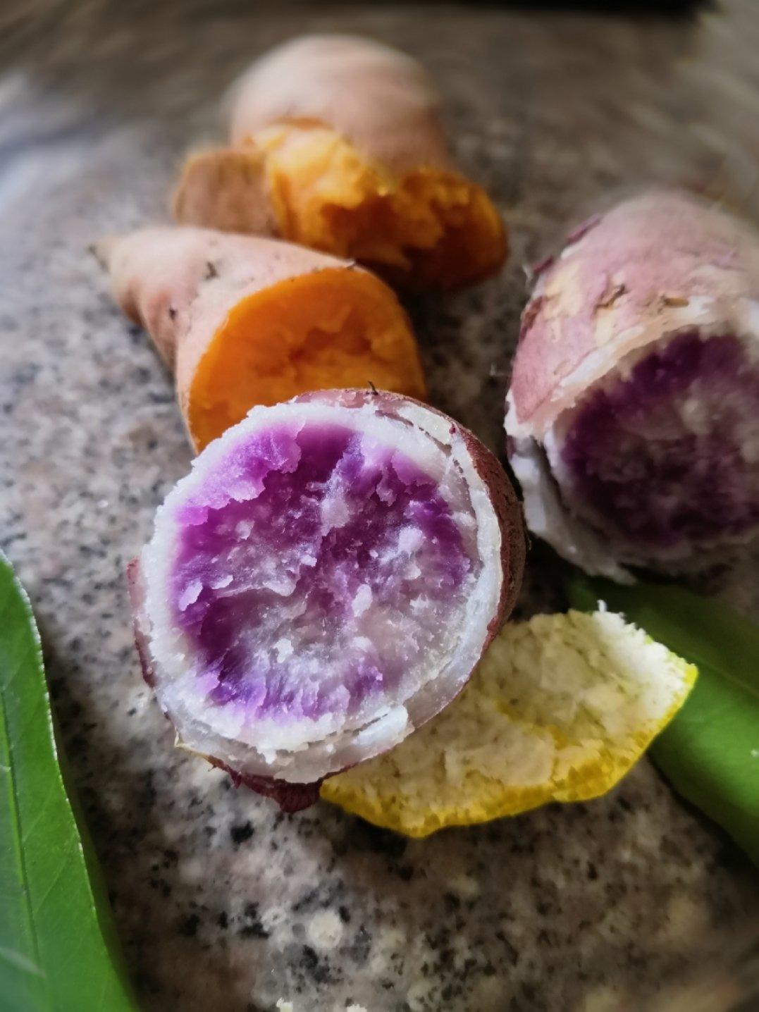 煮红薯和红薯汁