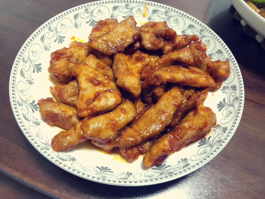酸甜可口的糖醋里脊(鸡胸肉版)