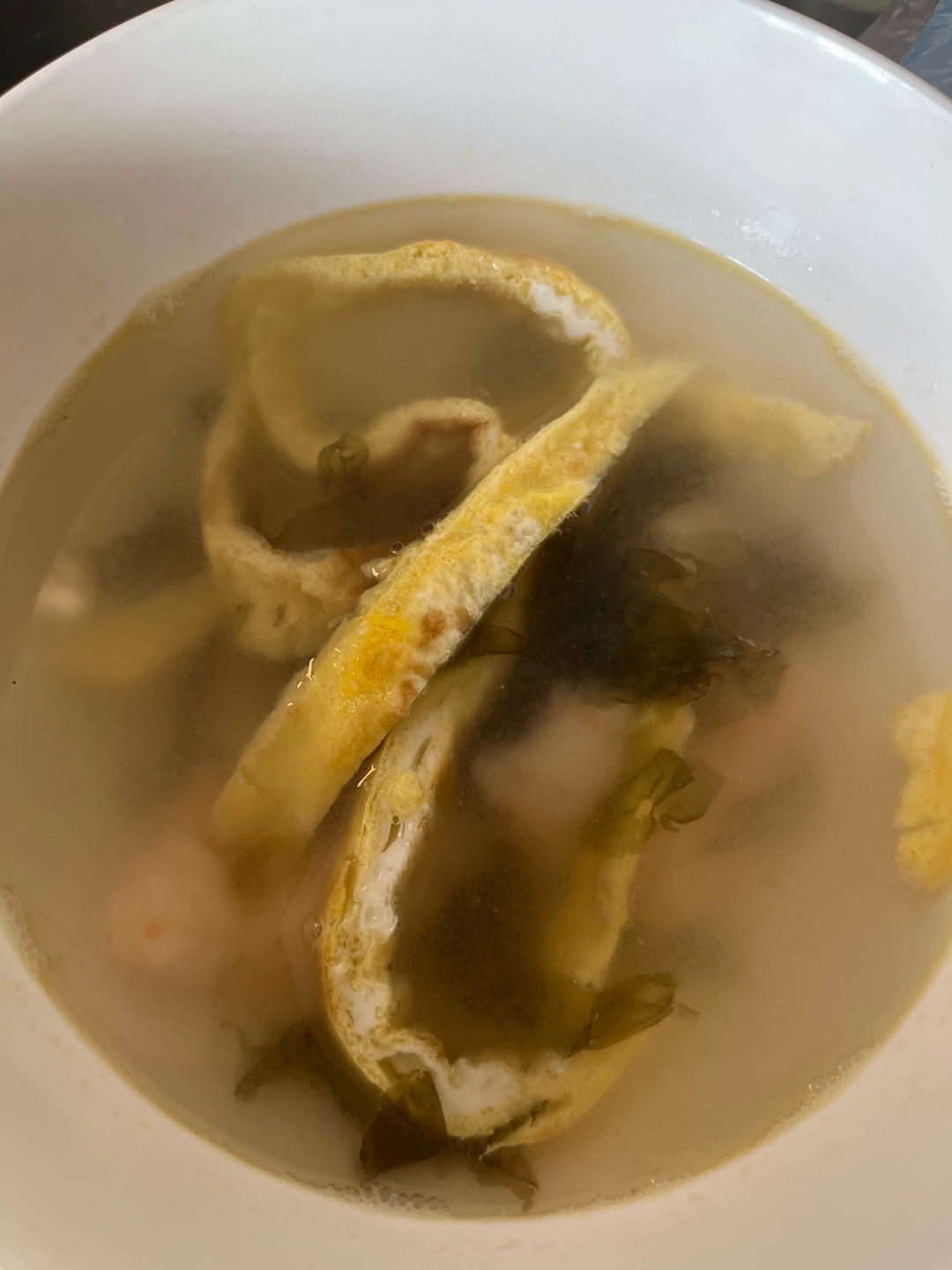 减脂一定要吃的紫菜虾滑蛋汤🥣适合冬天的快手低脂汤