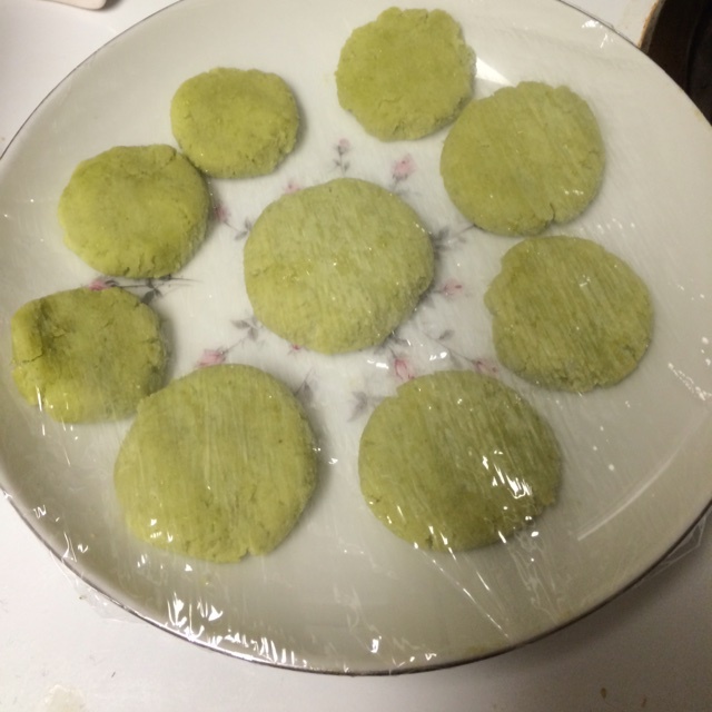 蚕豆糕：清爽的豆绿&清爽的味道