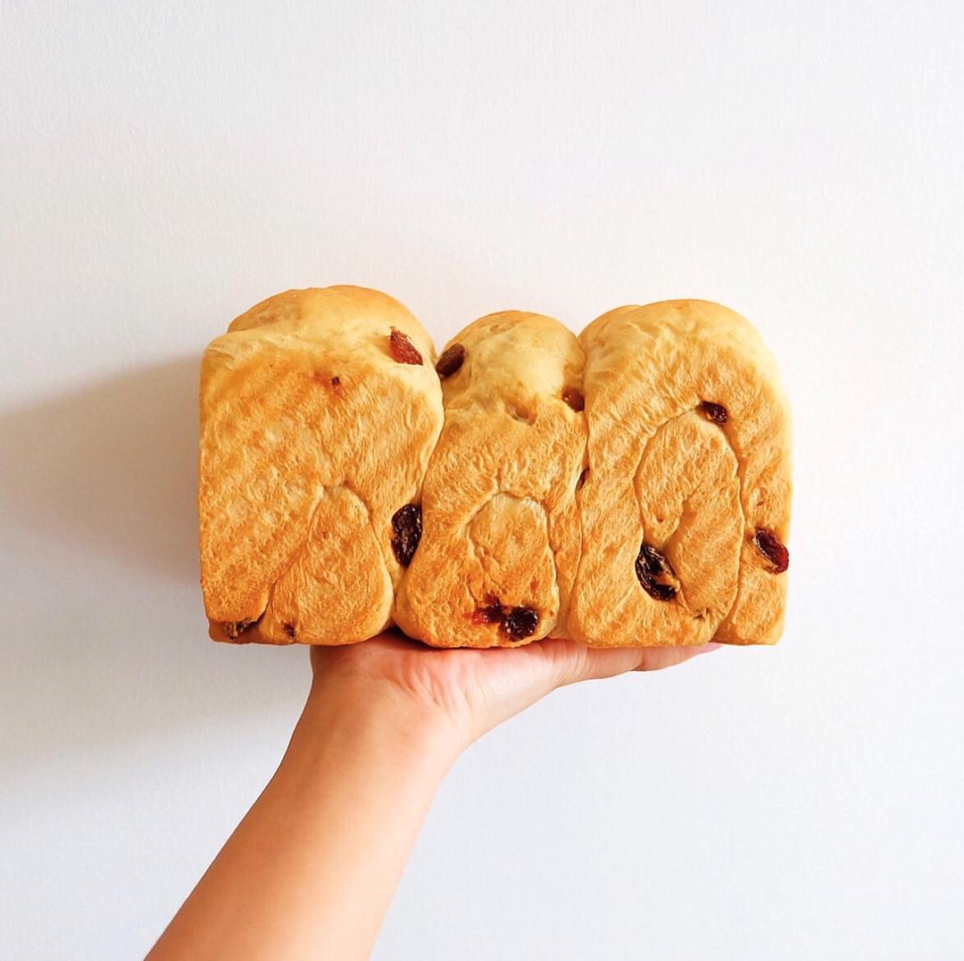 红糖葡萄干吐司