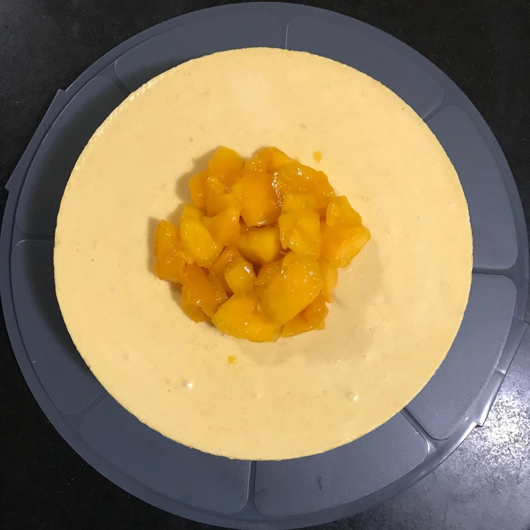 【视频】芒果慕斯（6寸） | 含镜面果胶配方