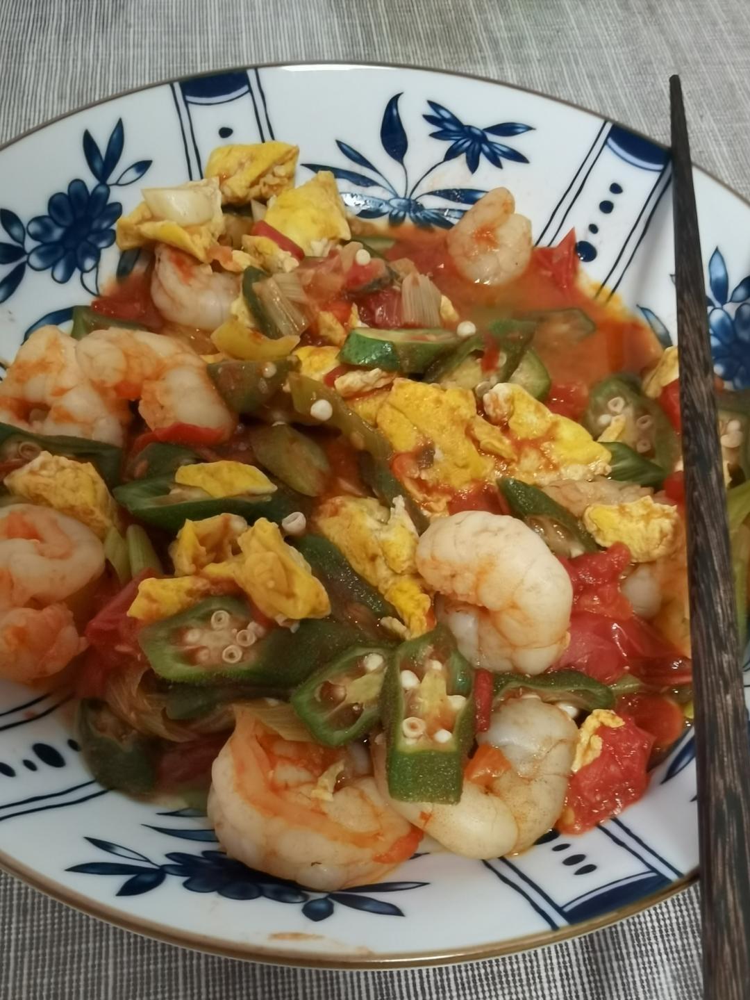 虾仁炒西红柿🍅的做法