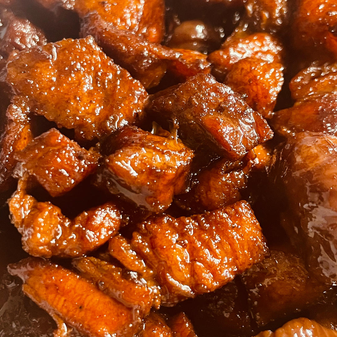 板栗红烧肉
