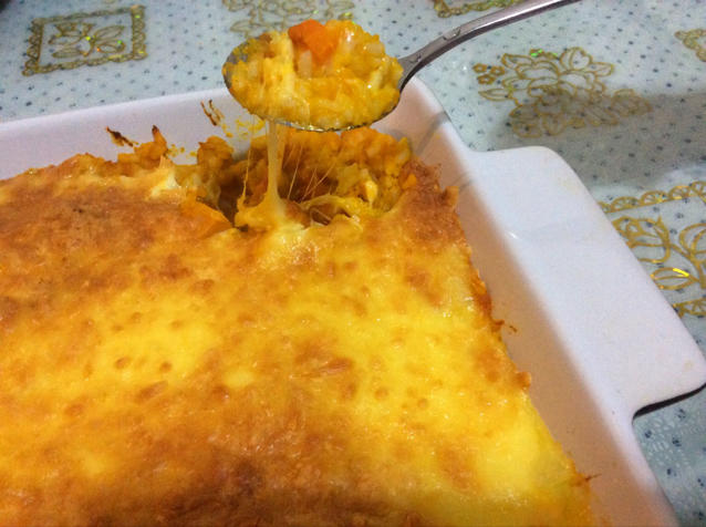 芝士南瓜焗饭（Cheese and Pumpkin Risotto)