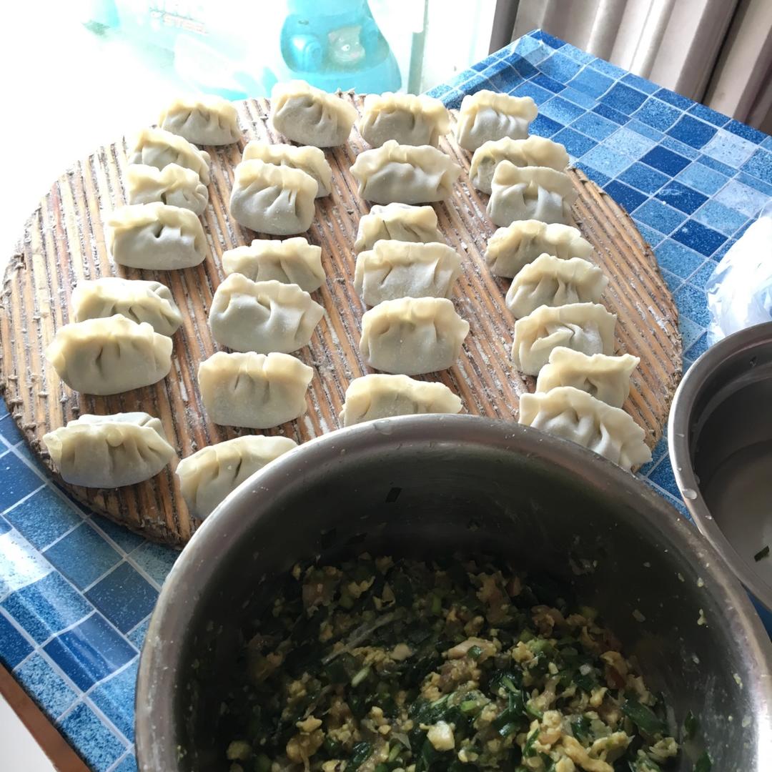 韭菜鸡蛋虾仁三鲜饺子