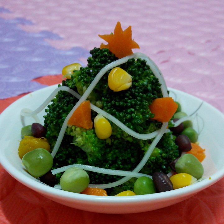 #殷小妃de司膳坊#西兰花圣诞树