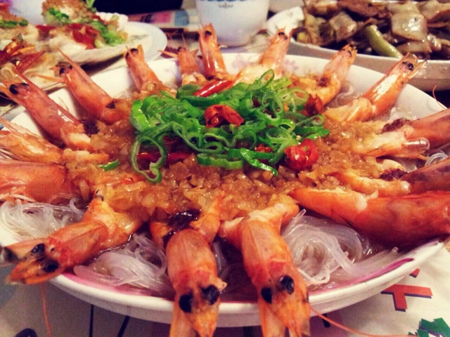 蒜蓉粉丝蒸虾