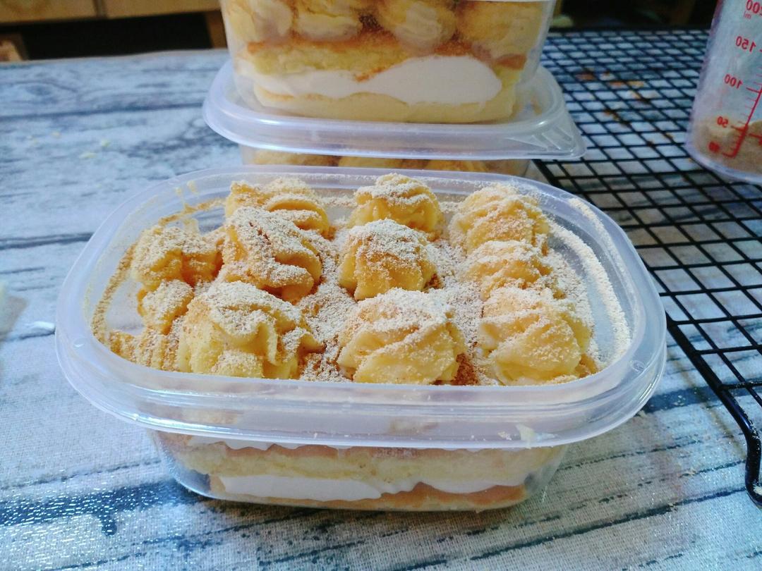 日式豆乳盒子蛋糕