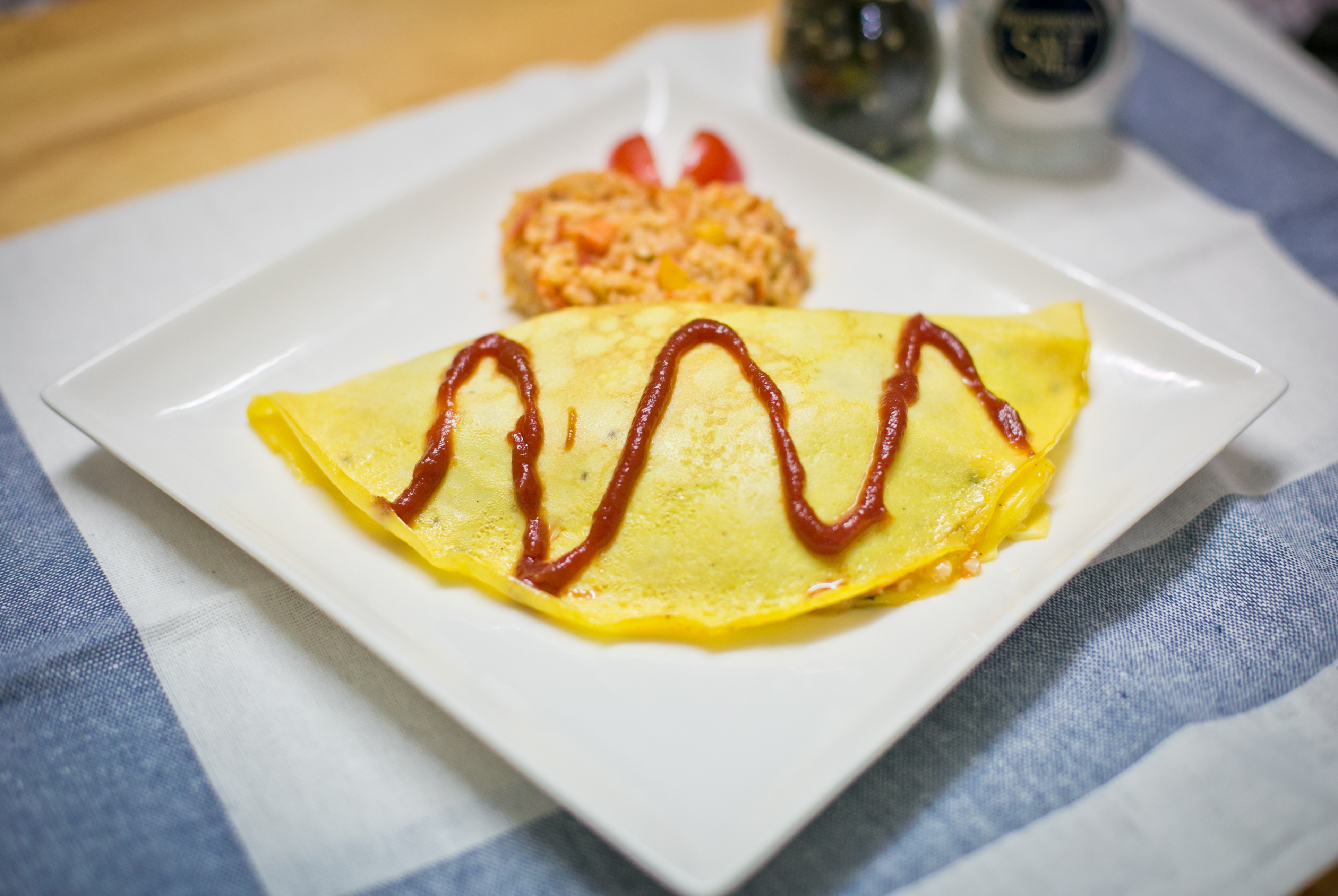 黄金茄酱蛋包饭