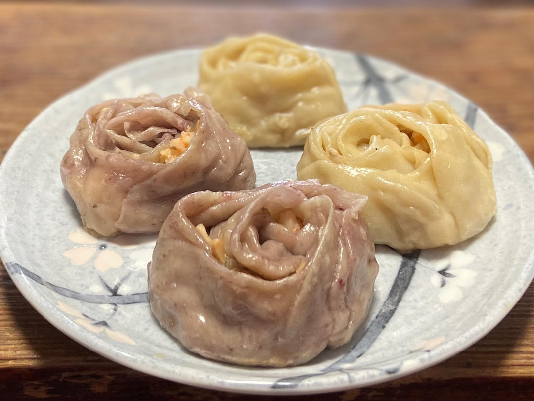 玫瑰花蒸饺——情人节最好的礼物，就是送TA你亲手做的浪漫一餐