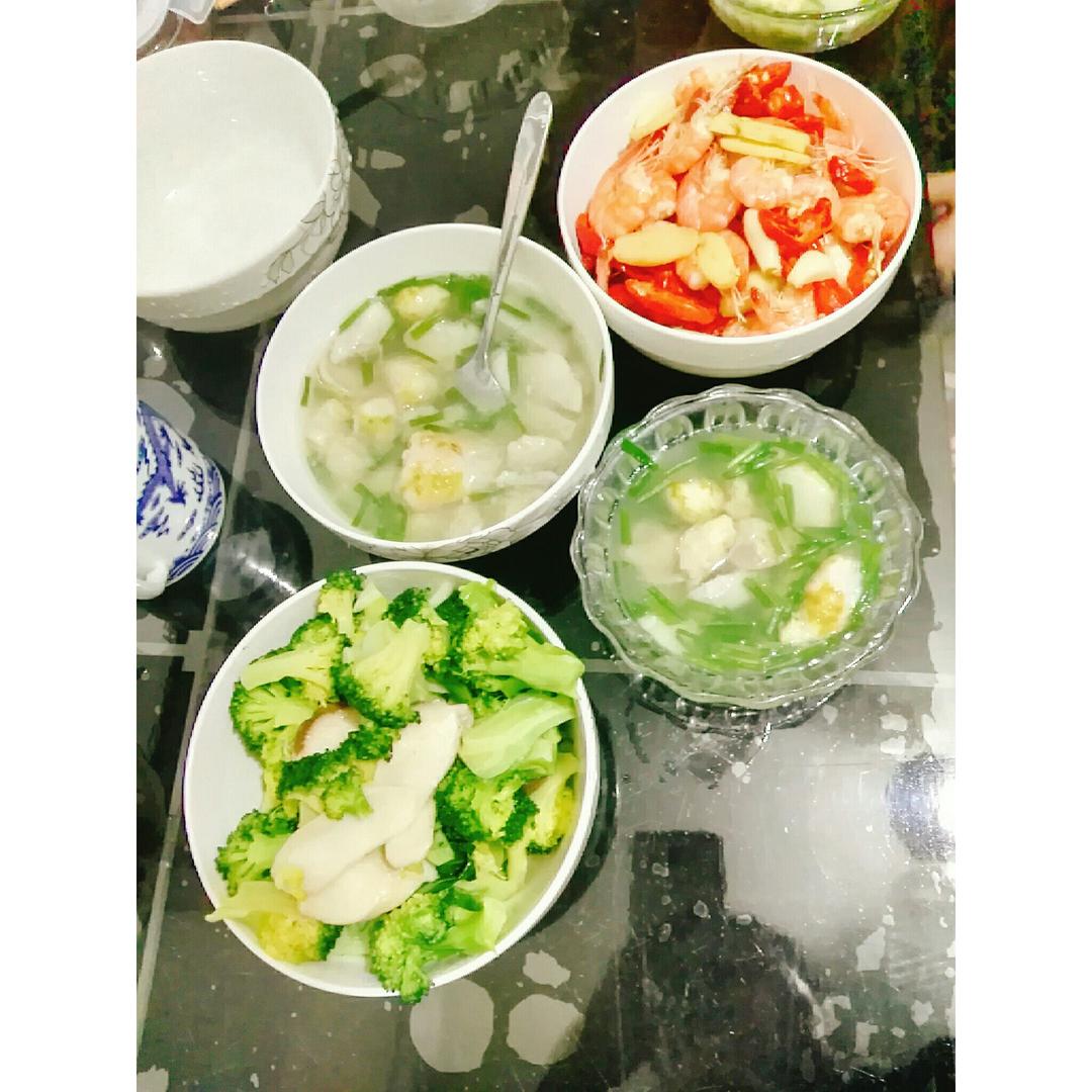 杏鲍菇扣西兰花