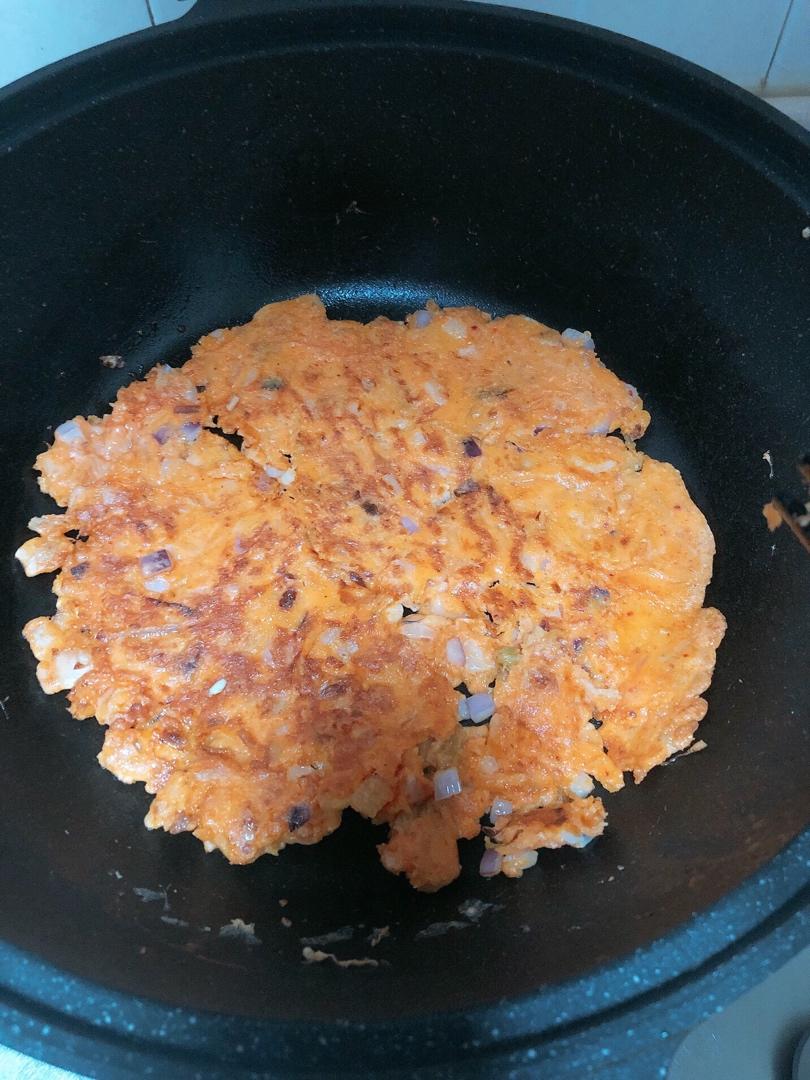 堂妈教你做泡菜饼