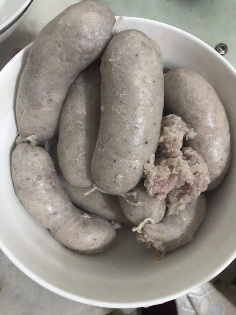 Q弹多汁的自制台式脆皮肠——绝对秒杀市售