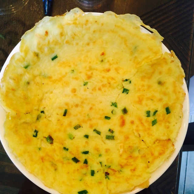和华做的香葱鸡蛋饼
