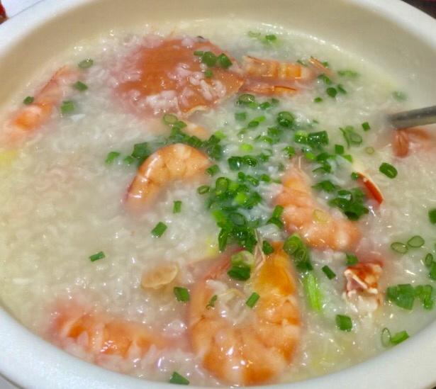 鲜虾砂锅粥