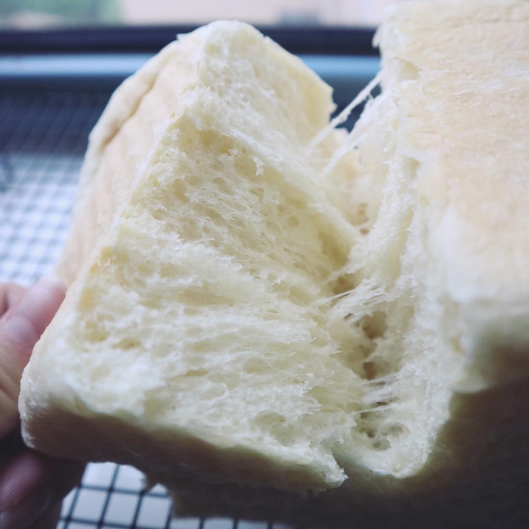 夺命软吐司(๑´ڡ`๑)超软拉丝极速方便的一次发酵吐司