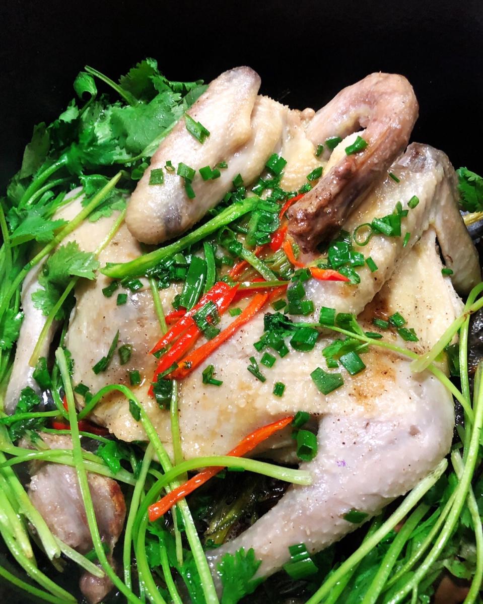 无水葱油鸡｜美食台