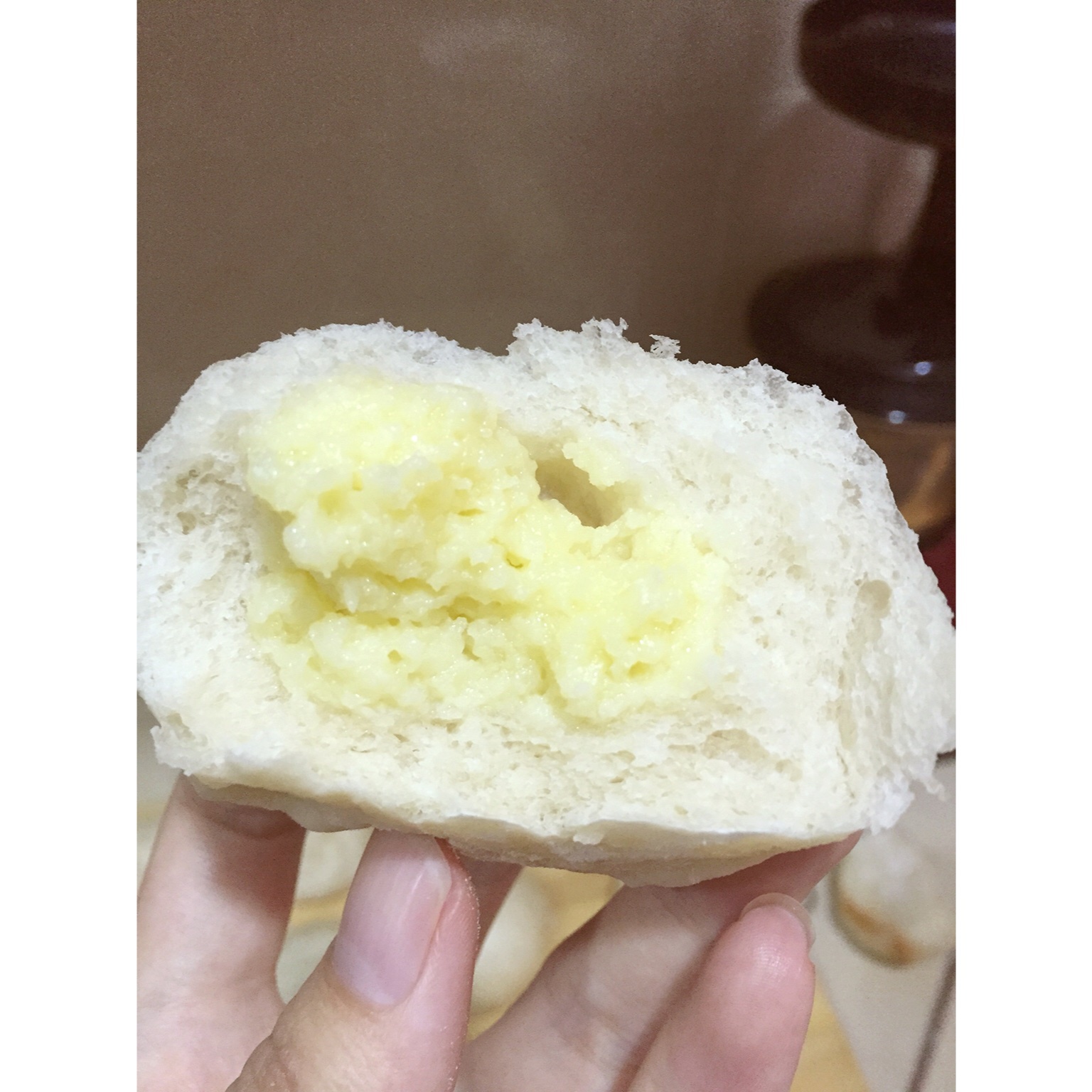 自制奶黄包