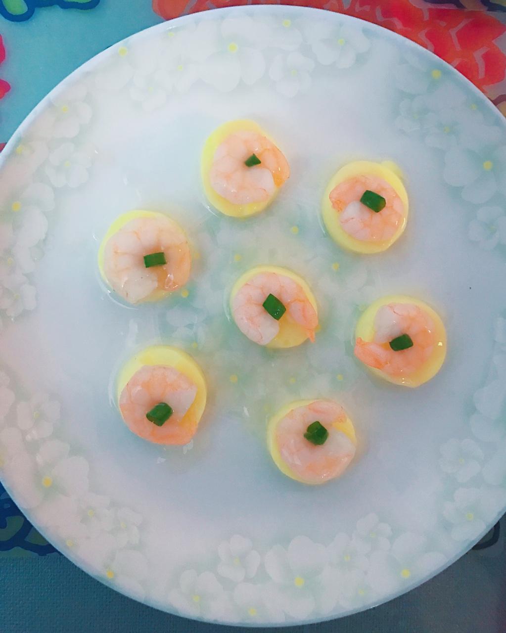 日本豆腐蒸虾仁