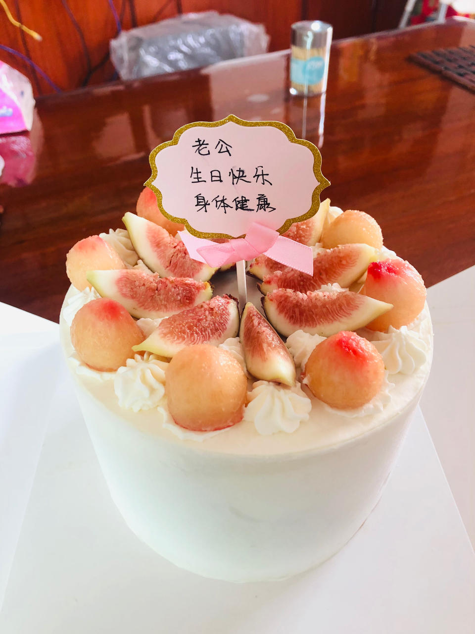 蜜桃乌龙首尔切块蛋糕