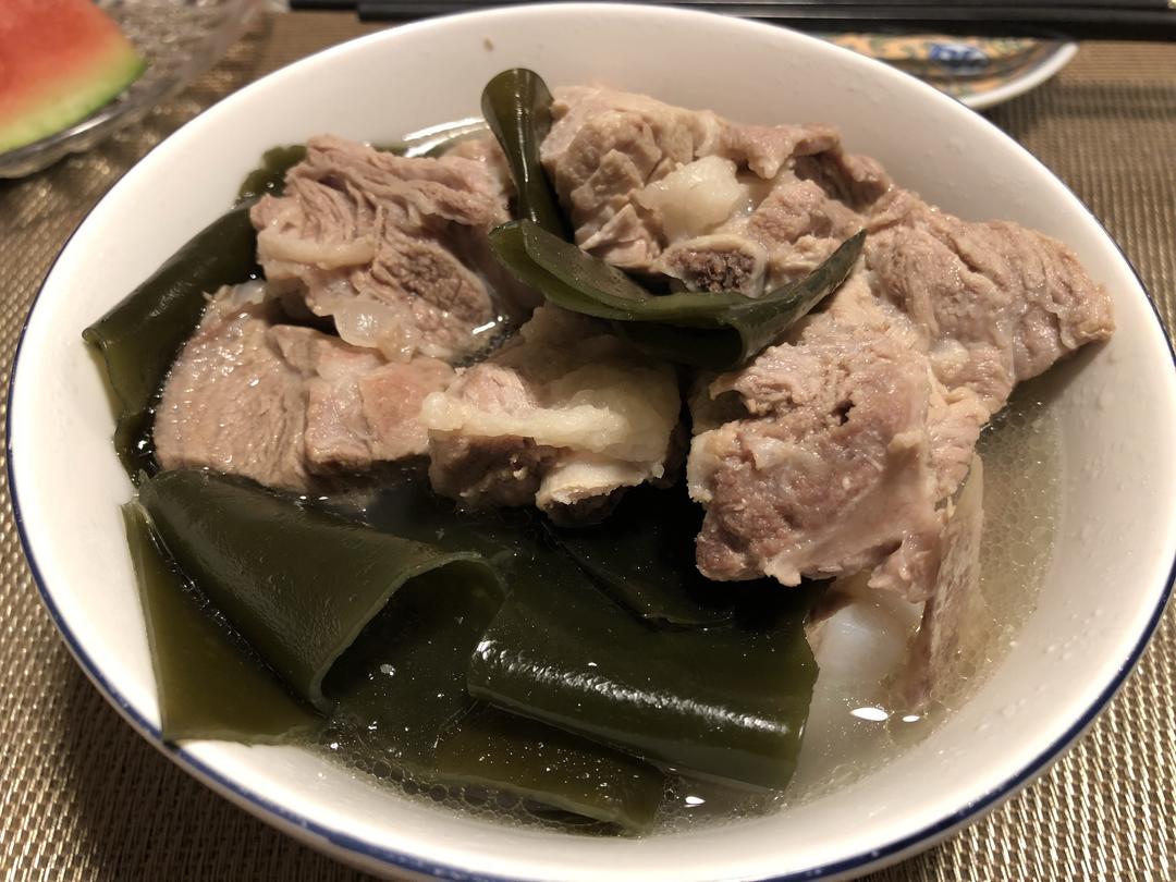 海带炖排骨 高压锅