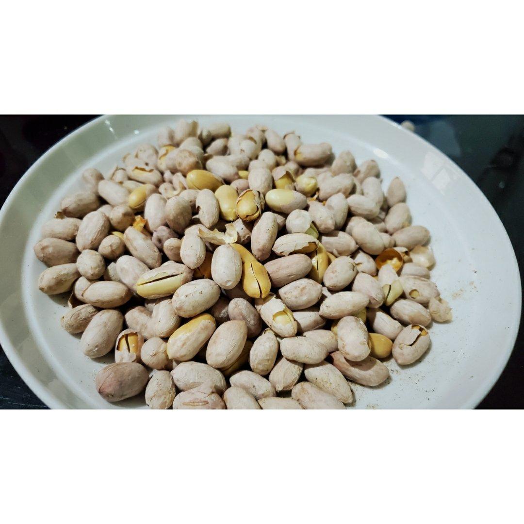盐焗花生微波炉版本
