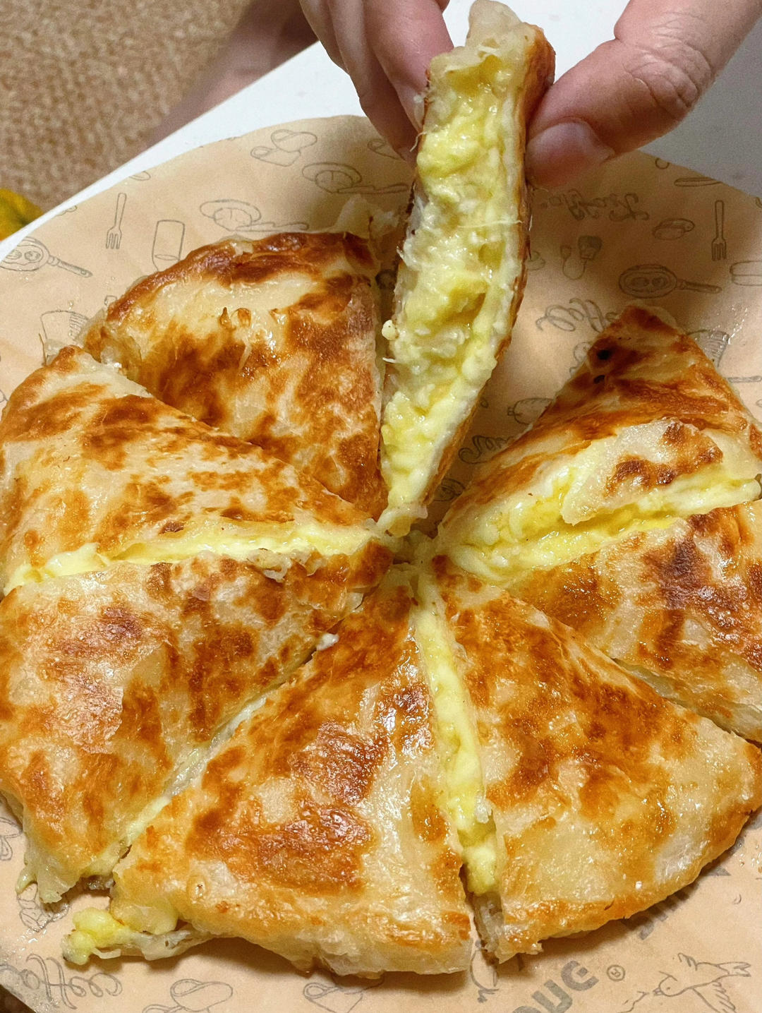 空气炸锅榴莲饼