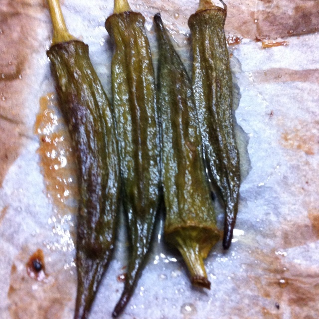 盐烤秋葵