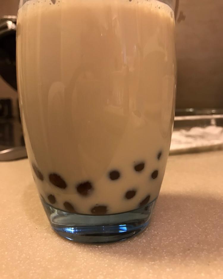 儿童珍珠奶茶不添茶 附非牛顿流体补救办法