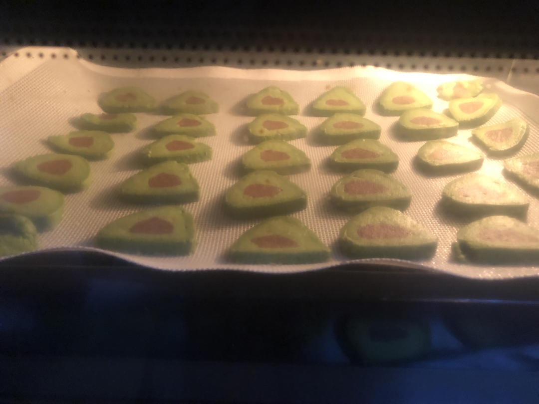 🥑免打发，免模具，清新小可爱—牛油果造型曲奇饼干