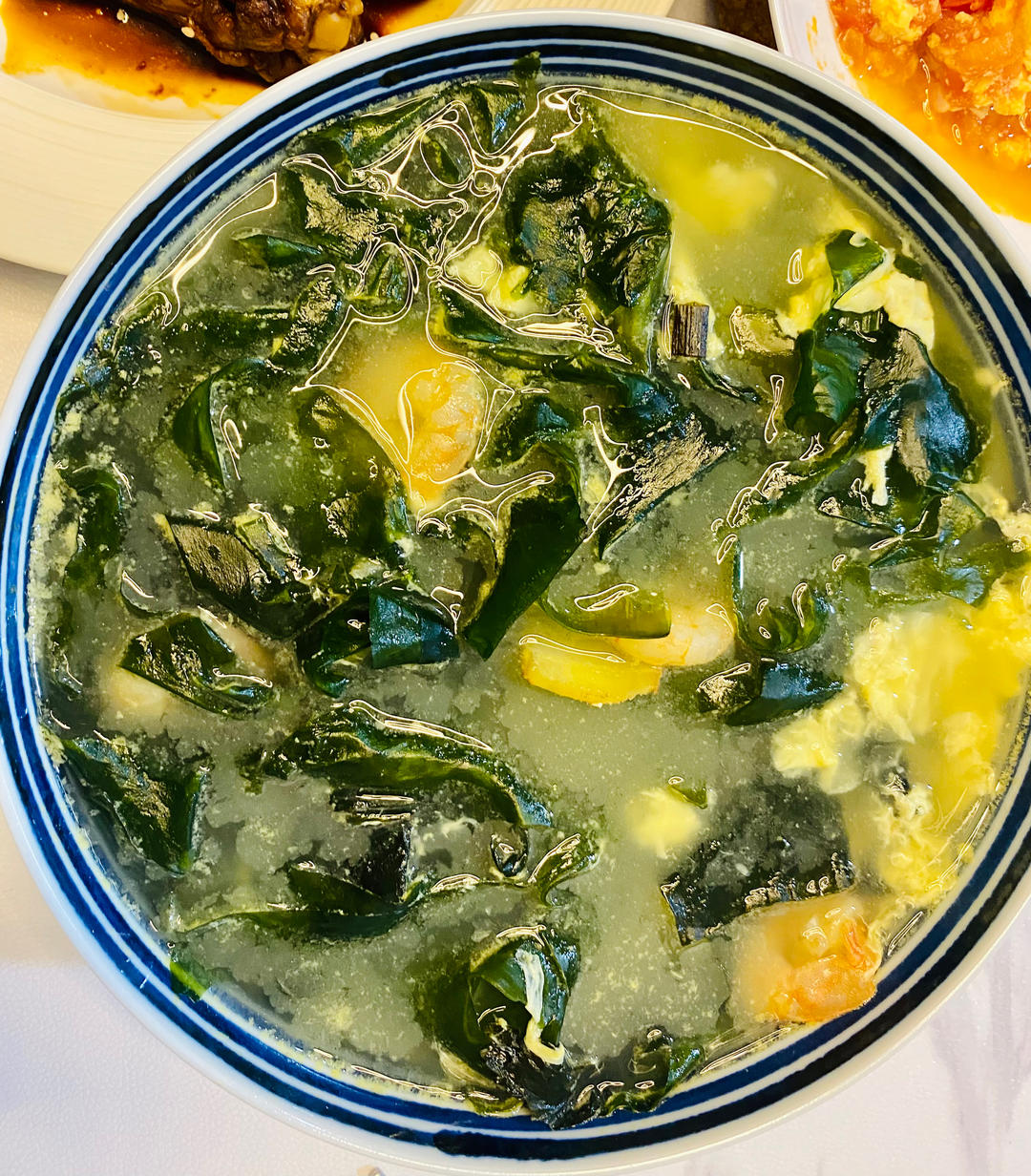 孩子增高汤 | 虾仁豆腐裙带菜汤