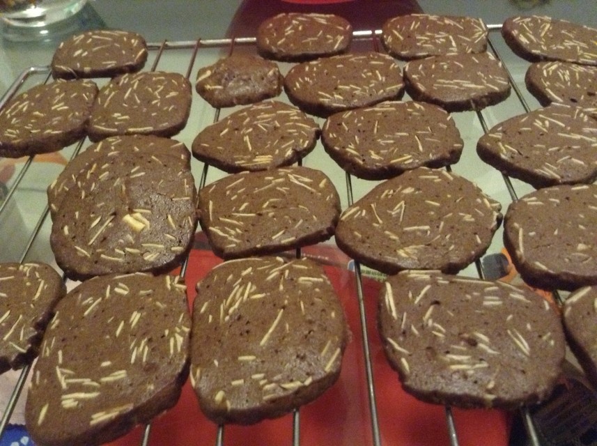 巧克力杏仁饼干