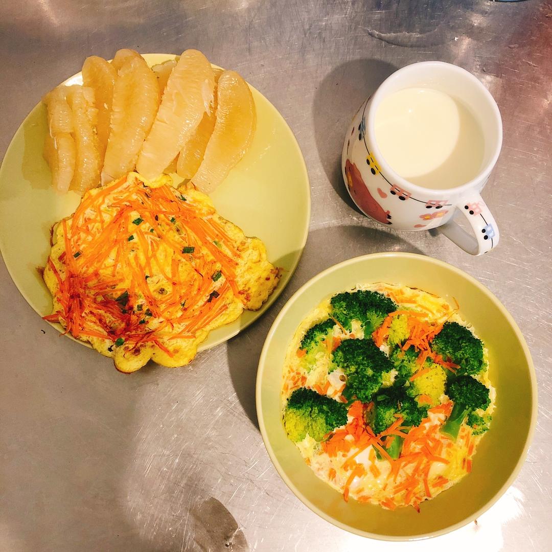 简单快手家常菜——胡萝卜摊鸡蛋