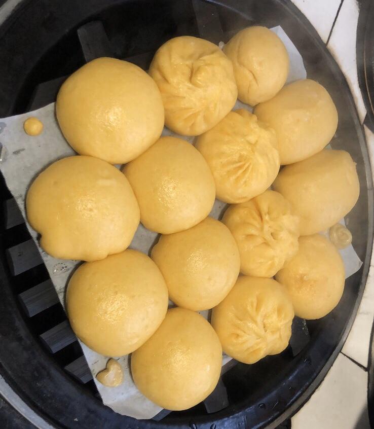 南瓜花卷馒头