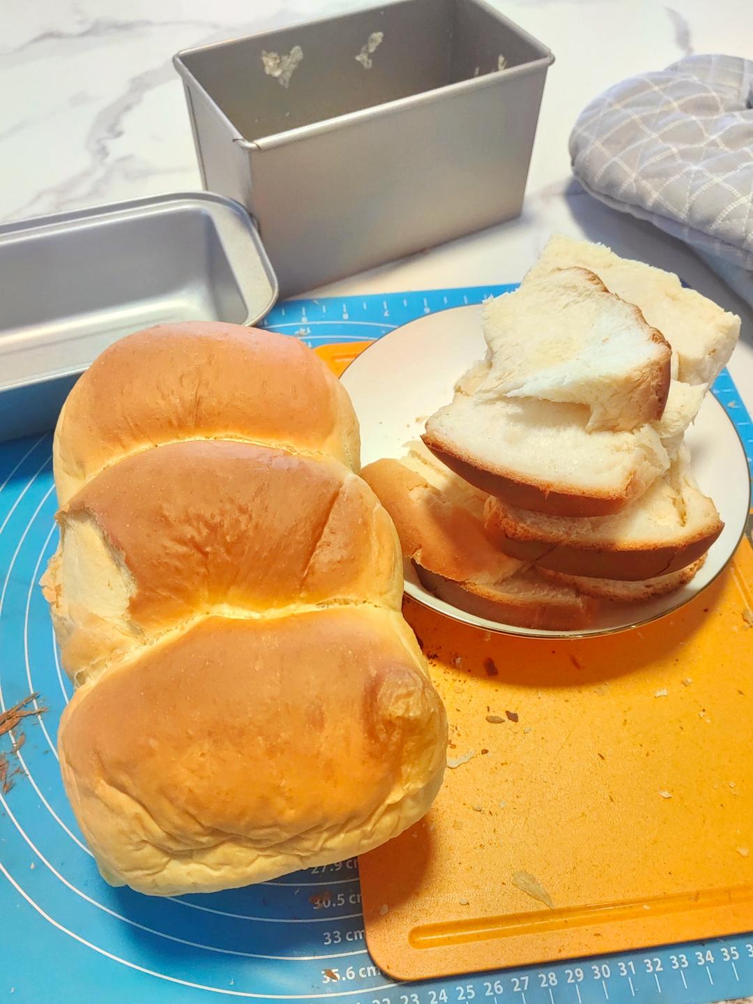 夺命软吐司(๑´ڡ`๑)超软拉丝极速方便的一次发酵吐司