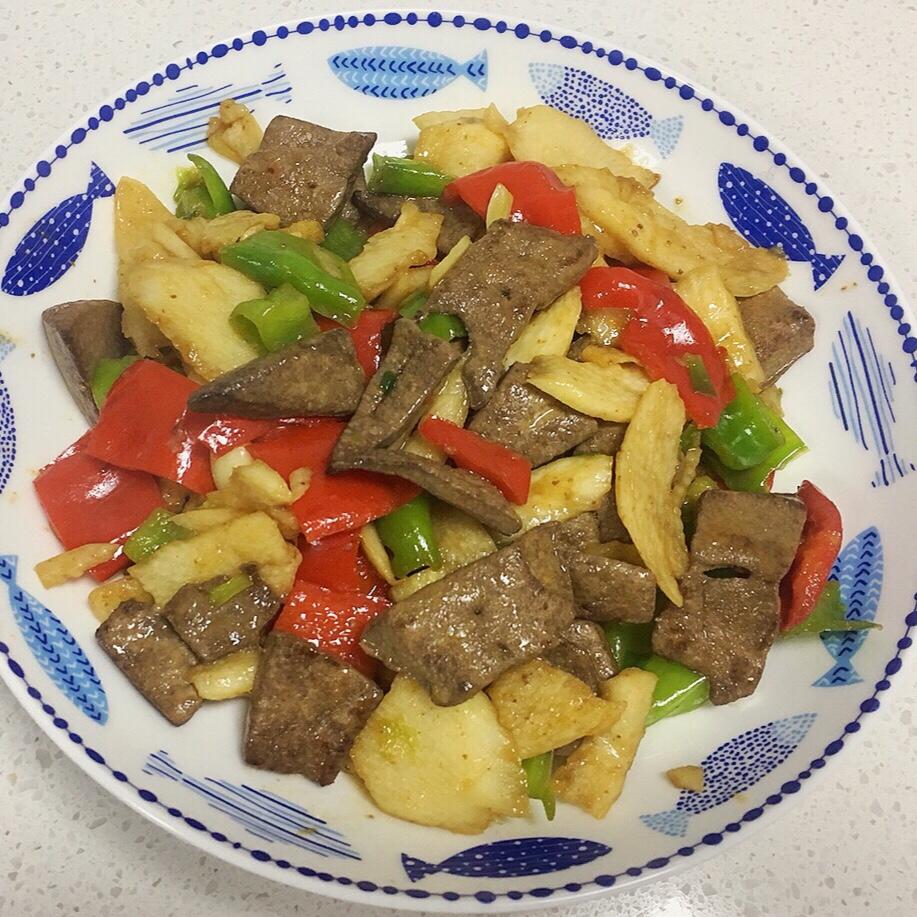 爆炒猪肝