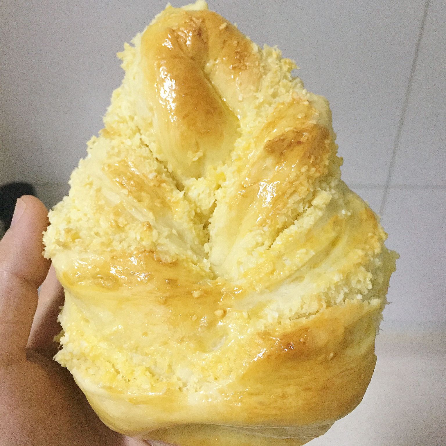 椰蓉叶子面包