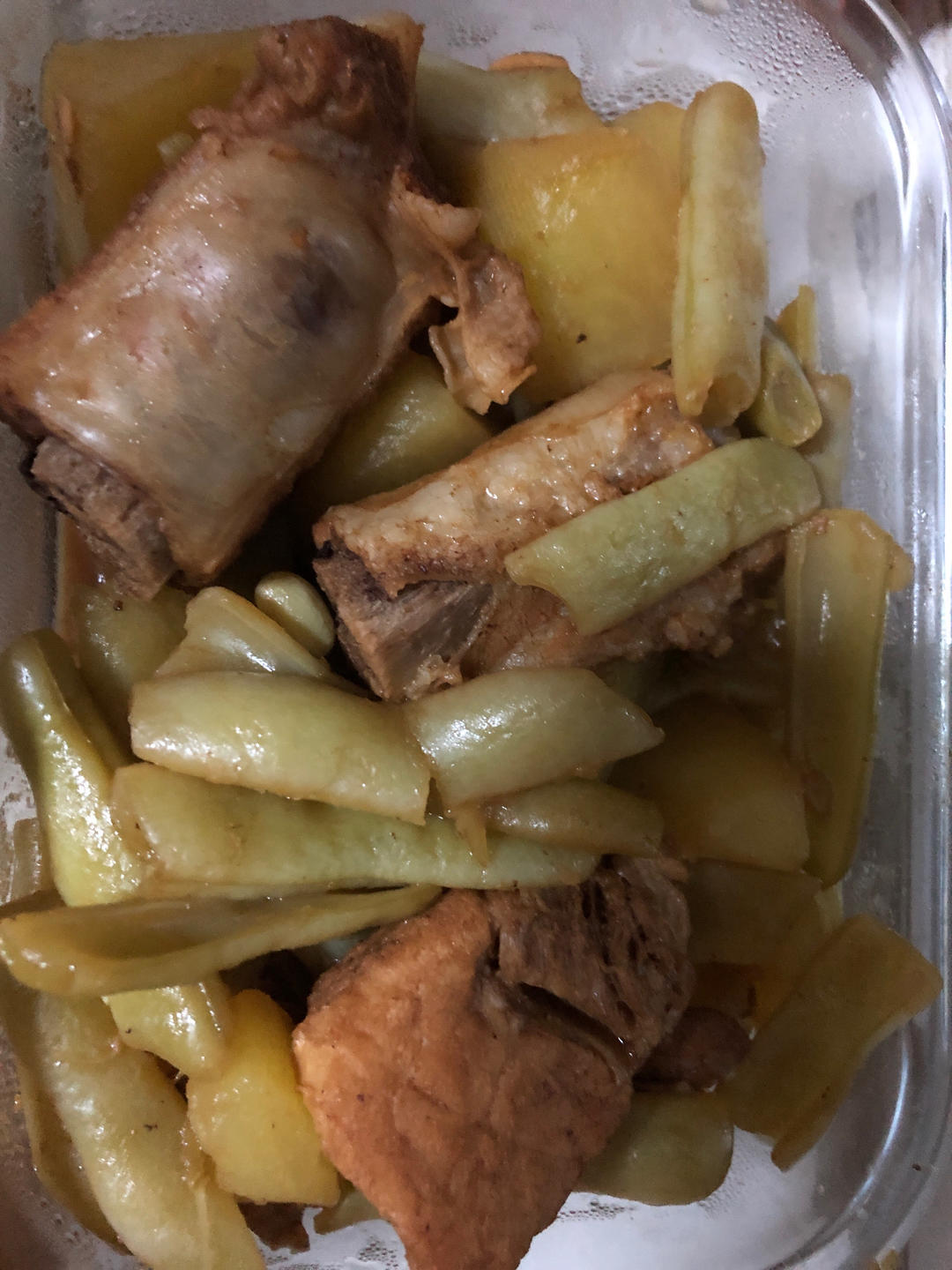 东北味道-土豆排骨炖芸豆