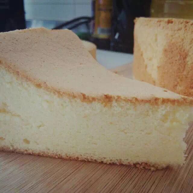 6寸原味戚风蛋糕