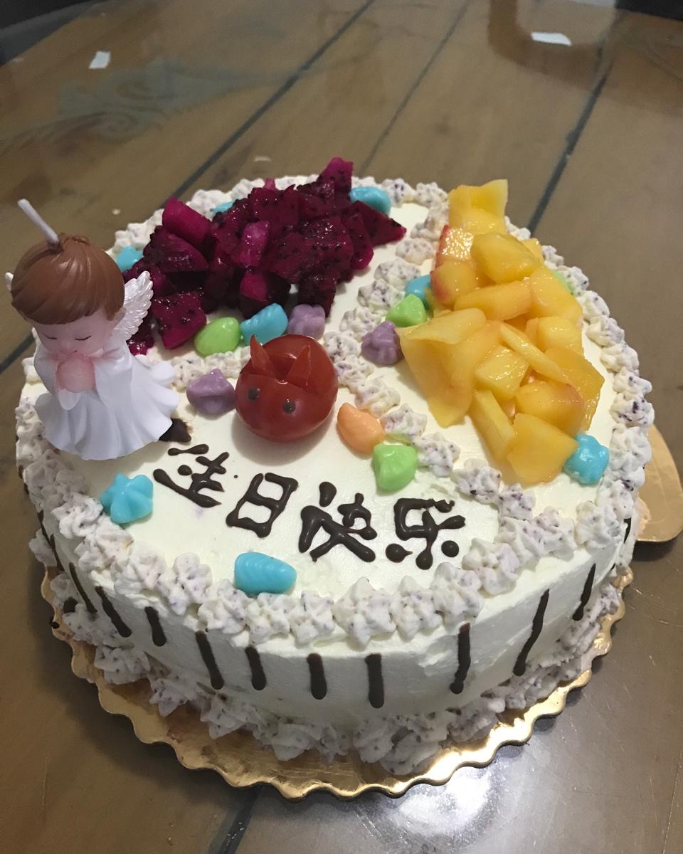 8寸水果生日蛋糕