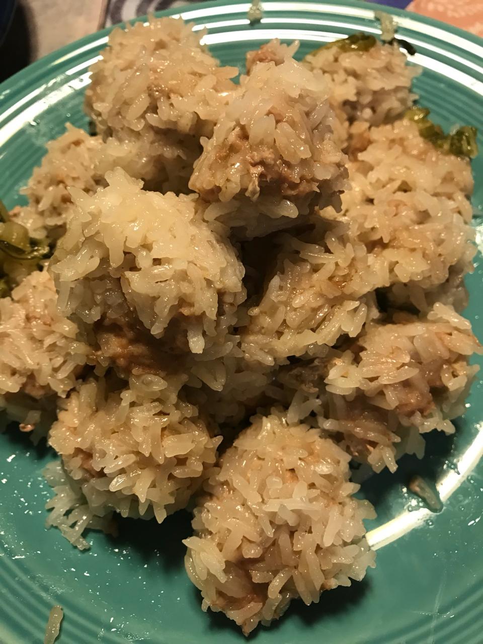 蒸糯米丸子