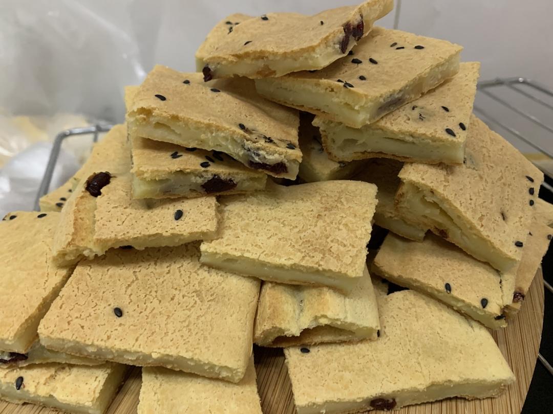 🔥无需揉面！酥到掉渣的蔓越莓烤年糕！