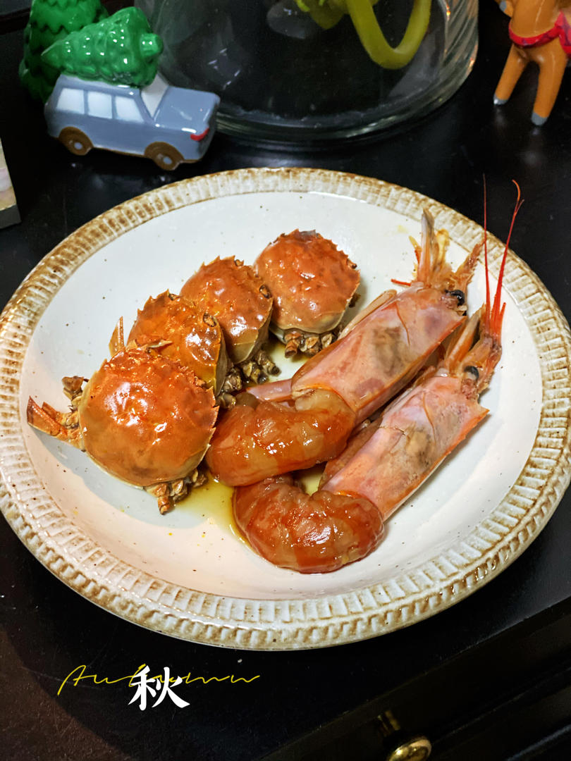 天生巨蟹座做的花雕熟醉蟹