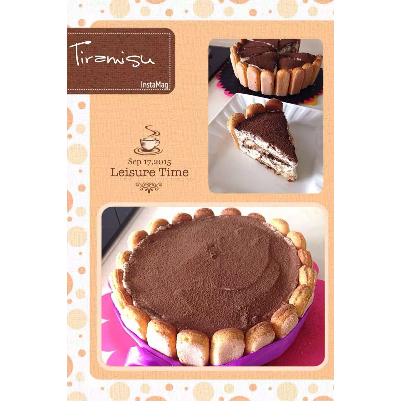 提拉米苏蛋糕（六寸）