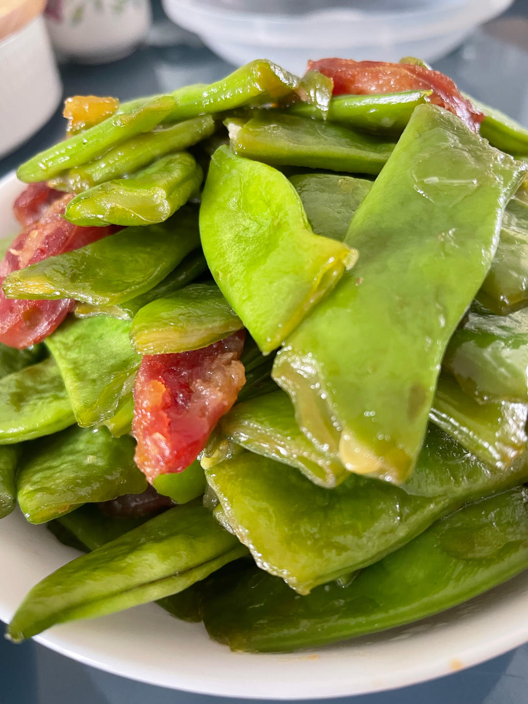 四季豆炒香肠（减肥餐）
